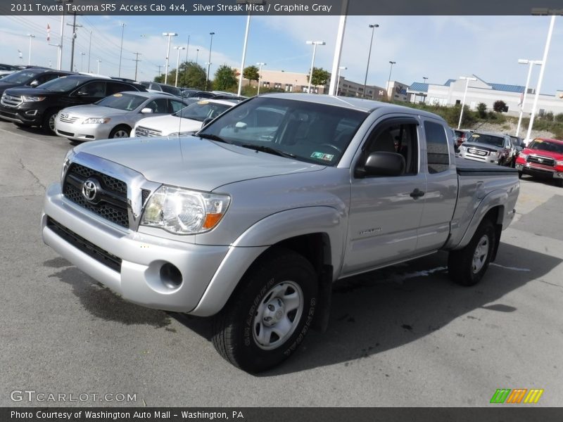 Silver Streak Mica / Graphite Gray 2011 Toyota Tacoma SR5 Access Cab 4x4