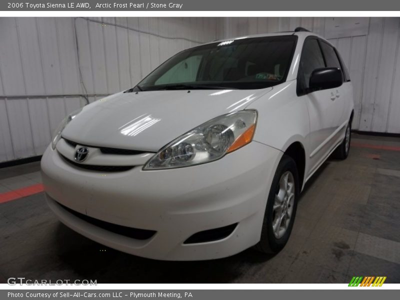 Arctic Frost Pearl / Stone Gray 2006 Toyota Sienna LE AWD