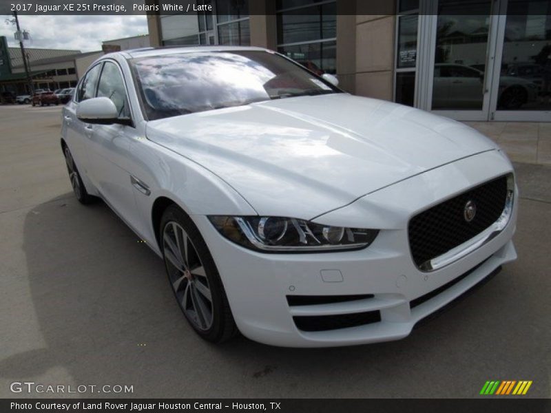 Polaris White / Latte 2017 Jaguar XE 25t Prestige