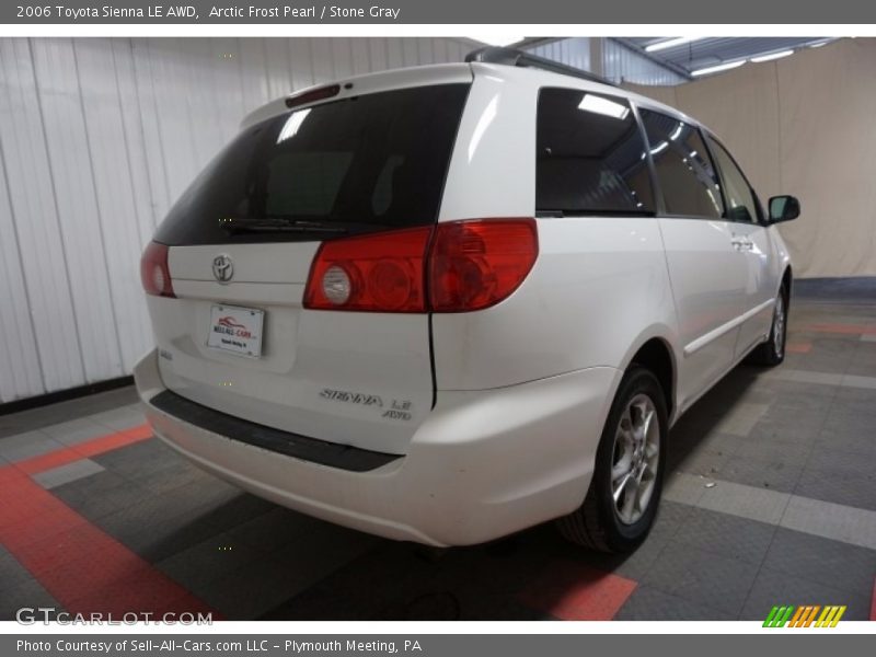 Arctic Frost Pearl / Stone Gray 2006 Toyota Sienna LE AWD