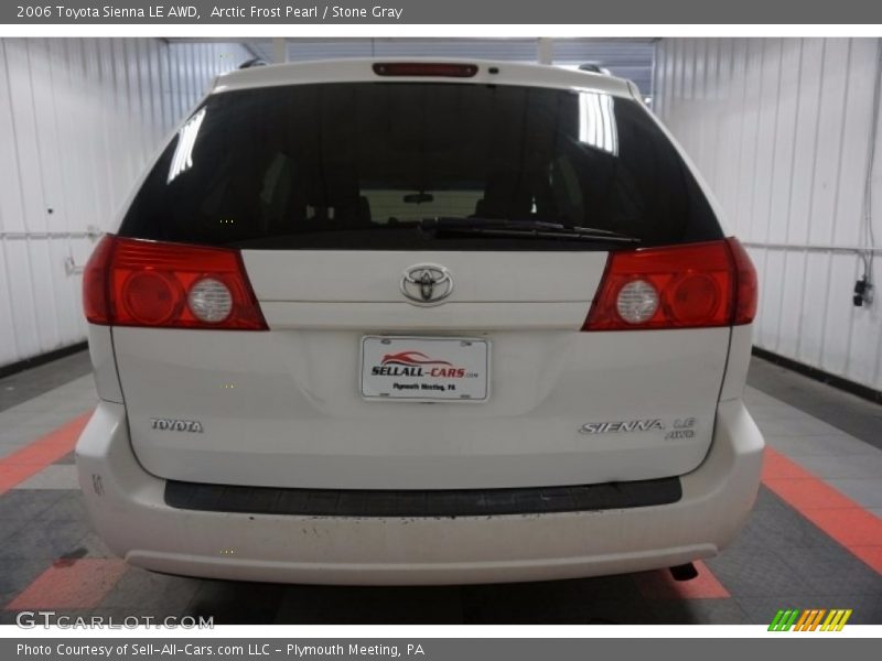 Arctic Frost Pearl / Stone Gray 2006 Toyota Sienna LE AWD