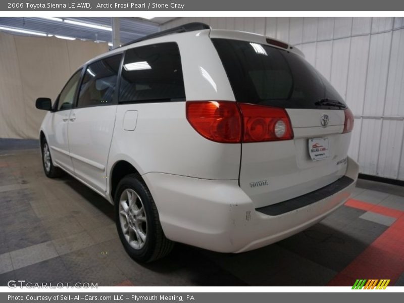 Arctic Frost Pearl / Stone Gray 2006 Toyota Sienna LE AWD