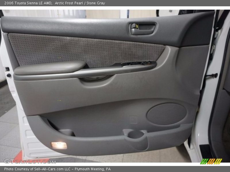 Arctic Frost Pearl / Stone Gray 2006 Toyota Sienna LE AWD