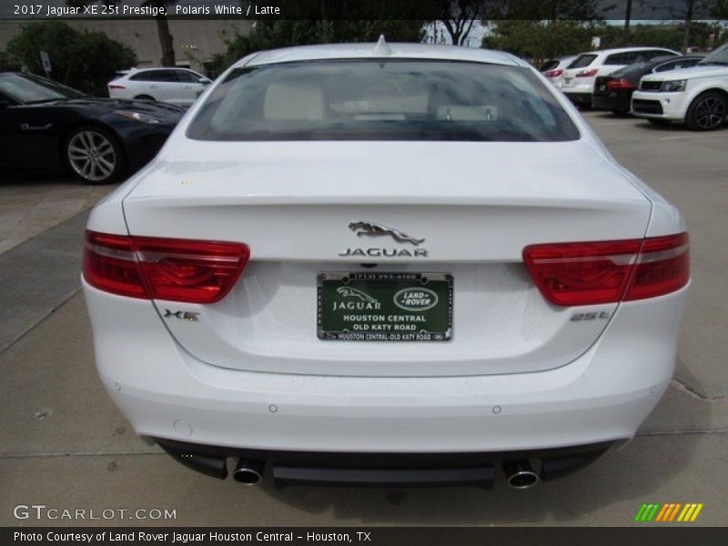 Polaris White / Latte 2017 Jaguar XE 25t Prestige