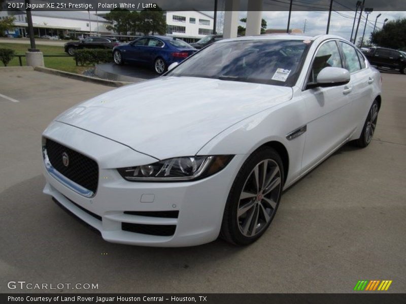 Polaris White / Latte 2017 Jaguar XE 25t Prestige