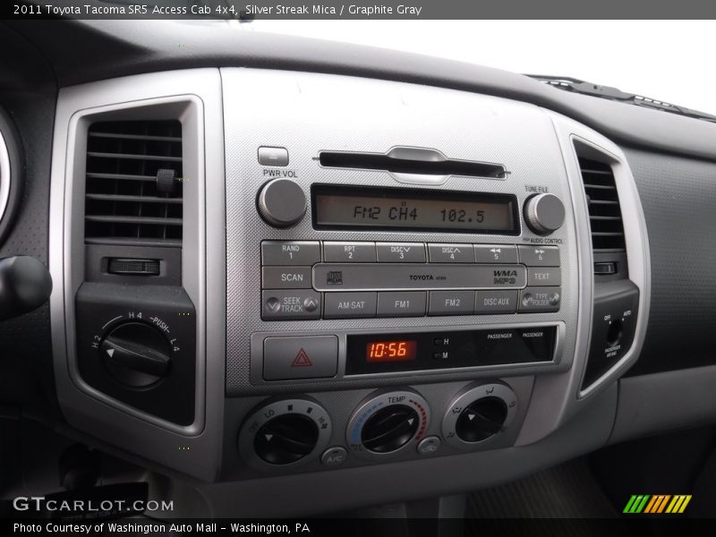 Silver Streak Mica / Graphite Gray 2011 Toyota Tacoma SR5 Access Cab 4x4