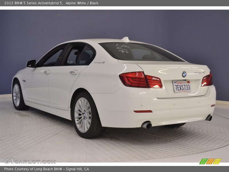 Alpine White / Black 2013 BMW 5 Series ActiveHybrid 5