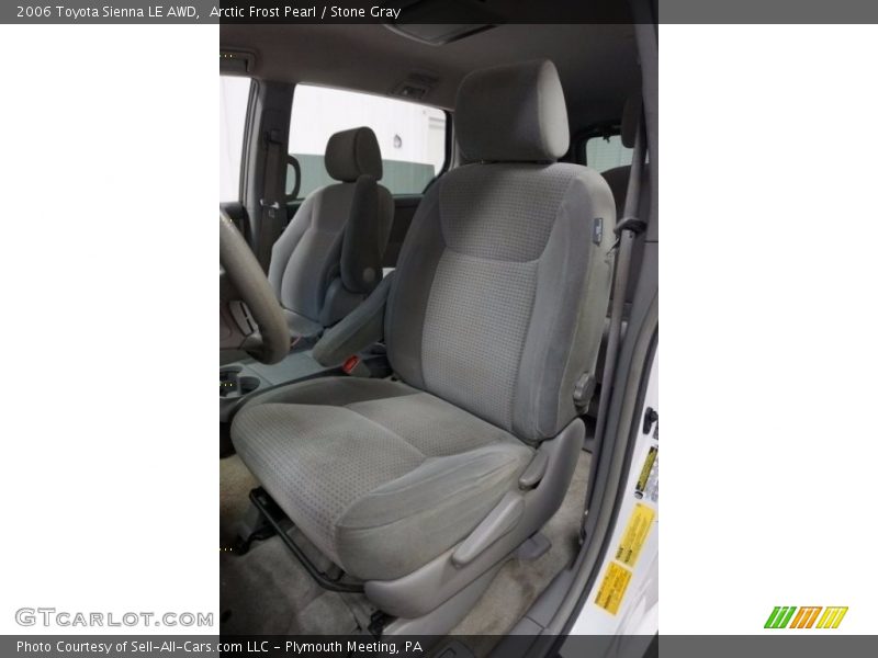 Arctic Frost Pearl / Stone Gray 2006 Toyota Sienna LE AWD