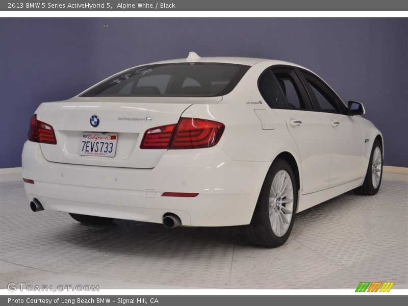 Alpine White / Black 2013 BMW 5 Series ActiveHybrid 5