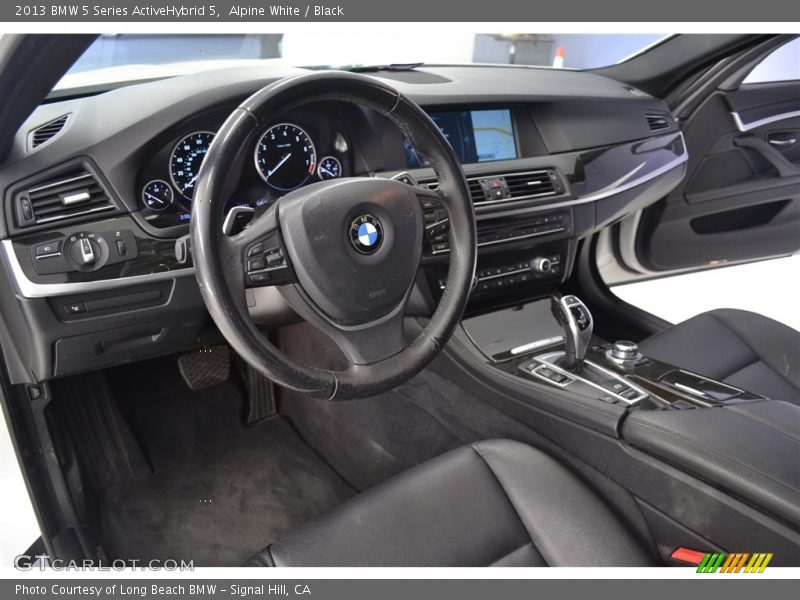 Alpine White / Black 2013 BMW 5 Series ActiveHybrid 5