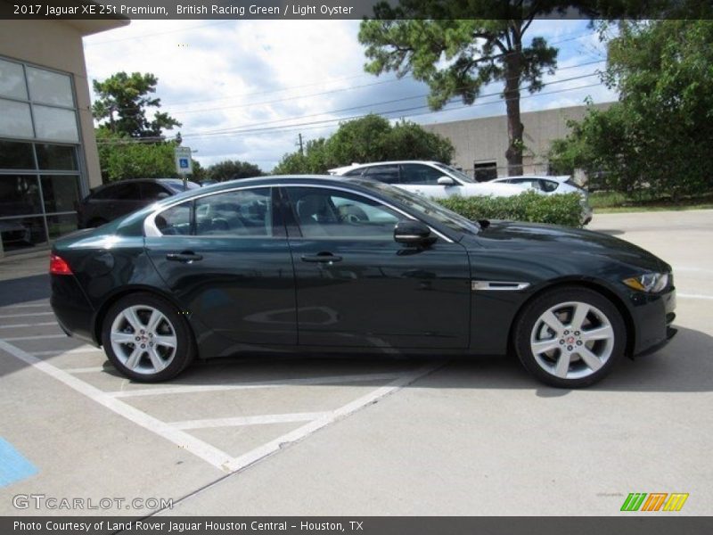 British Racing Green / Light Oyster 2017 Jaguar XE 25t Premium