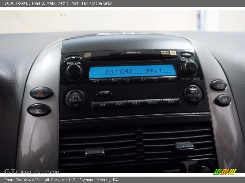 Arctic Frost Pearl / Stone Gray 2006 Toyota Sienna LE AWD