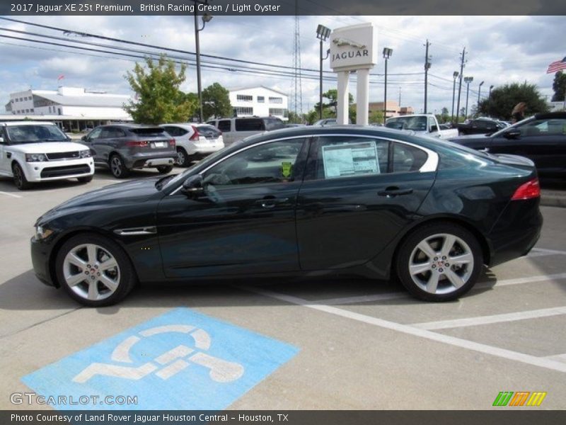 British Racing Green / Light Oyster 2017 Jaguar XE 25t Premium