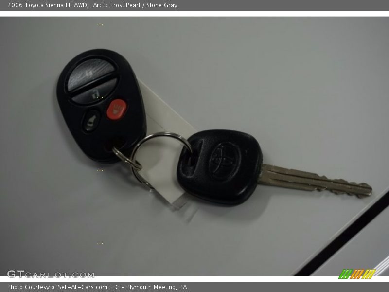 Arctic Frost Pearl / Stone Gray 2006 Toyota Sienna LE AWD