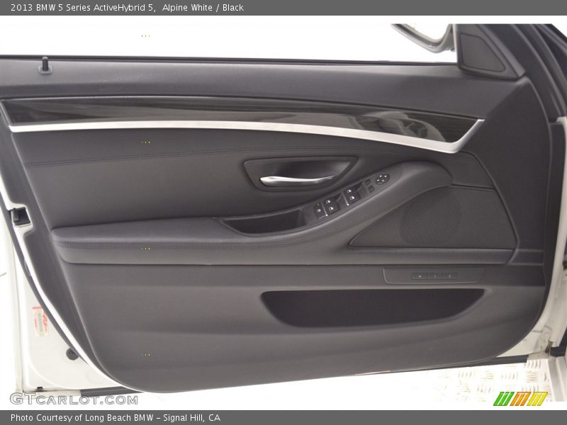 Alpine White / Black 2013 BMW 5 Series ActiveHybrid 5