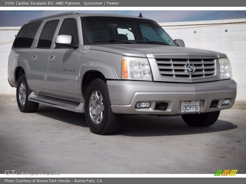 Quicksilver / Pewter 2006 Cadillac Escalade ESV AWD Platinum
