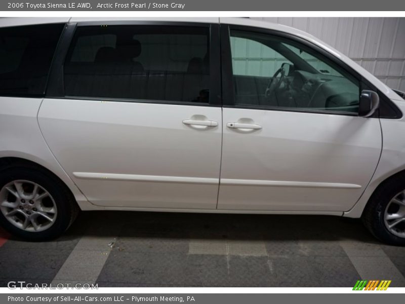 Arctic Frost Pearl / Stone Gray 2006 Toyota Sienna LE AWD