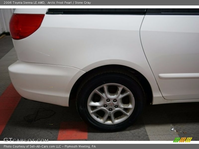 Arctic Frost Pearl / Stone Gray 2006 Toyota Sienna LE AWD