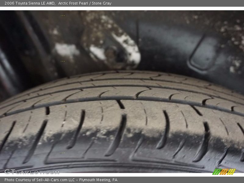 Arctic Frost Pearl / Stone Gray 2006 Toyota Sienna LE AWD