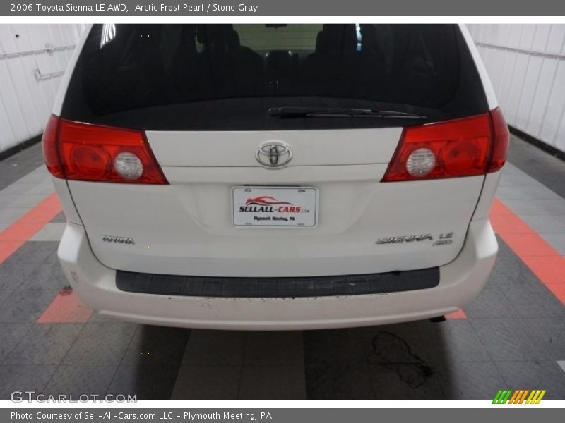 Arctic Frost Pearl / Stone Gray 2006 Toyota Sienna LE AWD