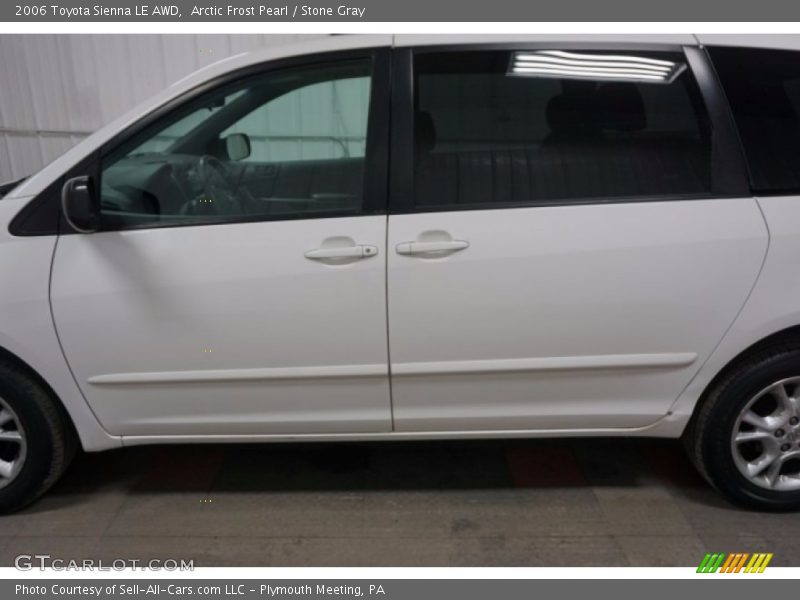 Arctic Frost Pearl / Stone Gray 2006 Toyota Sienna LE AWD