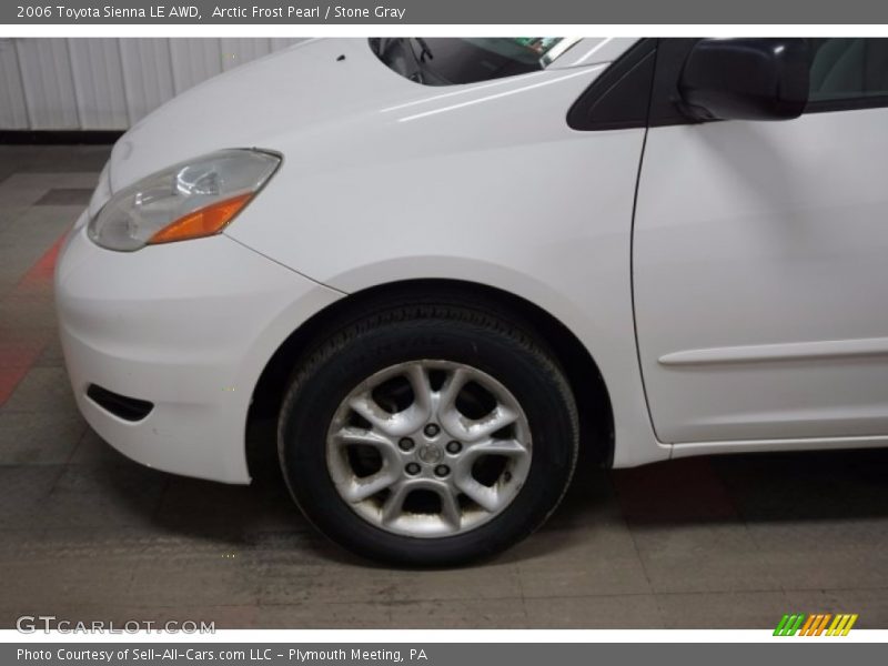 Arctic Frost Pearl / Stone Gray 2006 Toyota Sienna LE AWD