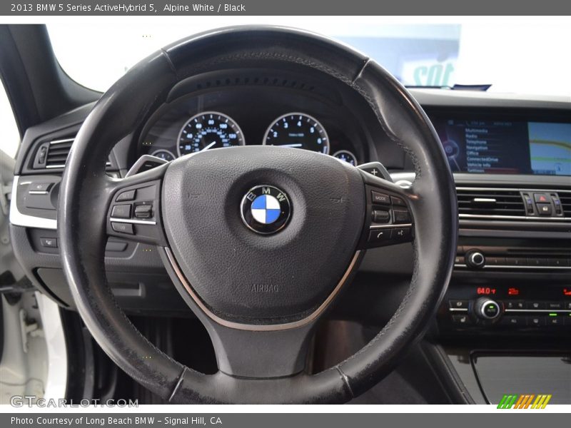 Alpine White / Black 2013 BMW 5 Series ActiveHybrid 5