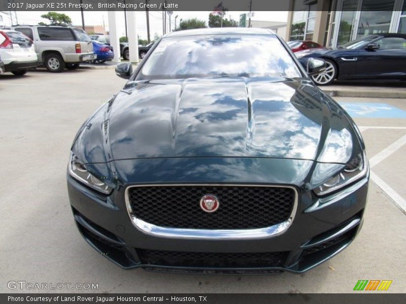 British Racing Green / Latte 2017 Jaguar XE 25t Prestige