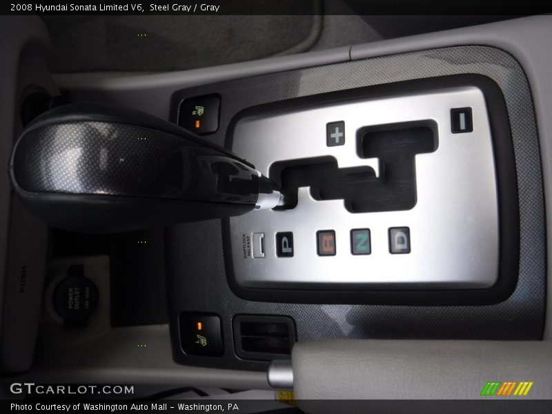 Steel Gray / Gray 2008 Hyundai Sonata Limited V6