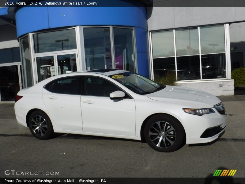 Bellanova White Pearl / Ebony 2016 Acura TLX 2.4