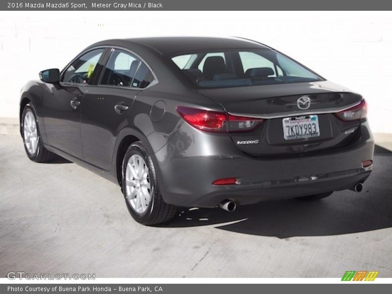 Meteor Gray Mica / Black 2016 Mazda Mazda6 Sport