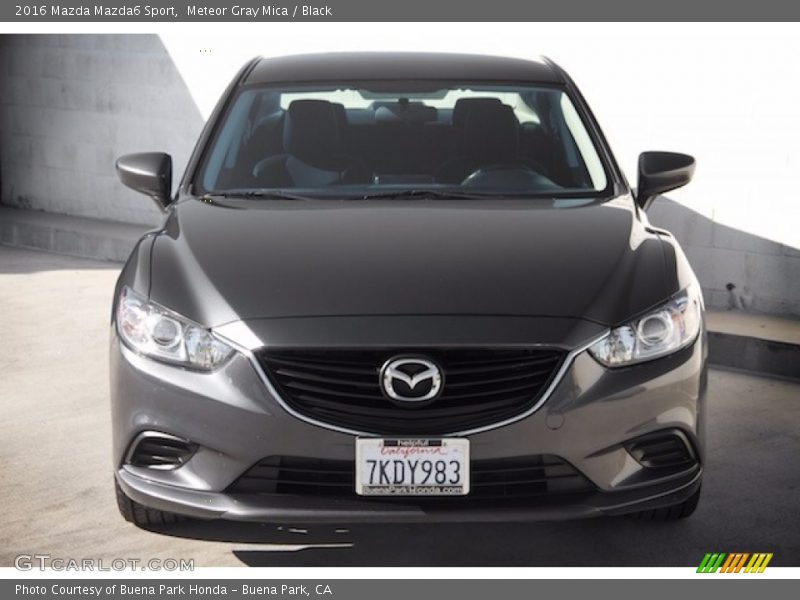 Meteor Gray Mica / Black 2016 Mazda Mazda6 Sport