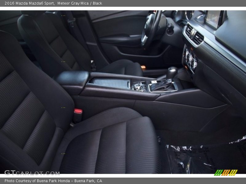 Meteor Gray Mica / Black 2016 Mazda Mazda6 Sport
