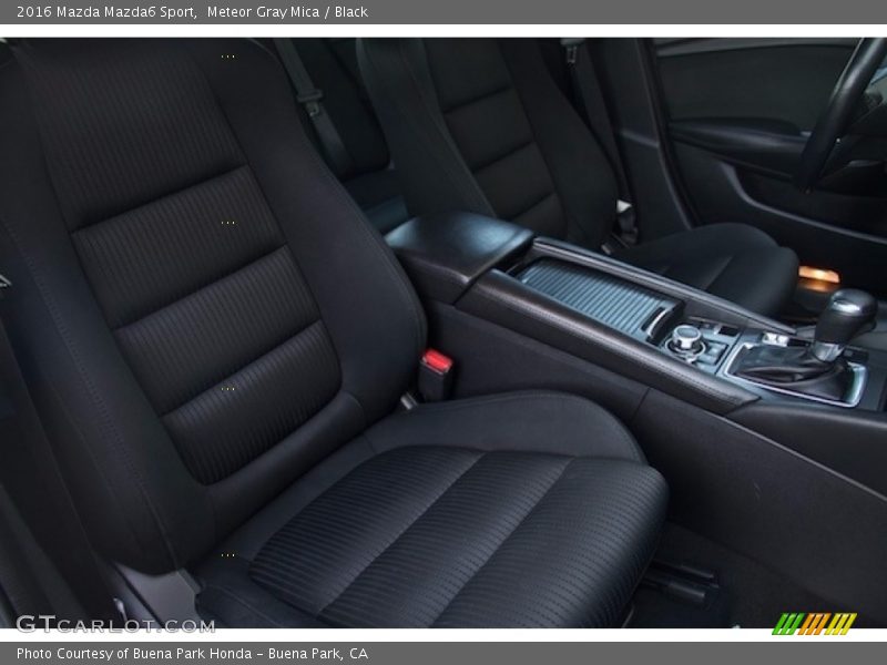 Meteor Gray Mica / Black 2016 Mazda Mazda6 Sport