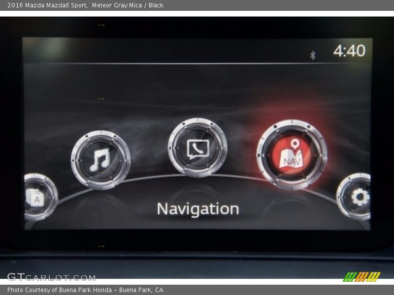 Meteor Gray Mica / Black 2016 Mazda Mazda6 Sport