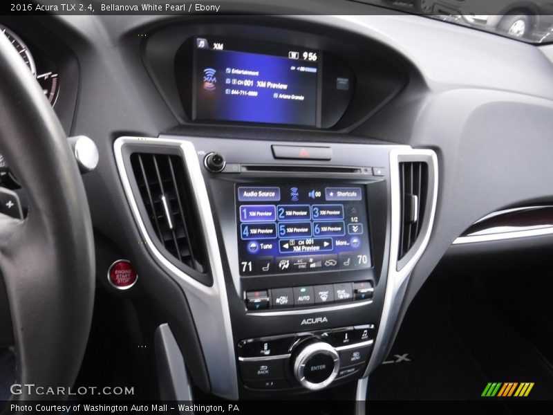 Bellanova White Pearl / Ebony 2016 Acura TLX 2.4