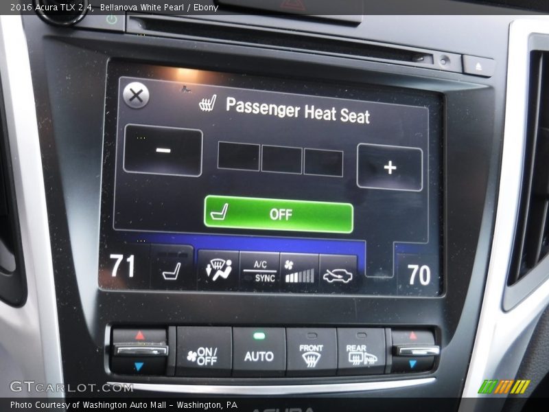 Bellanova White Pearl / Ebony 2016 Acura TLX 2.4