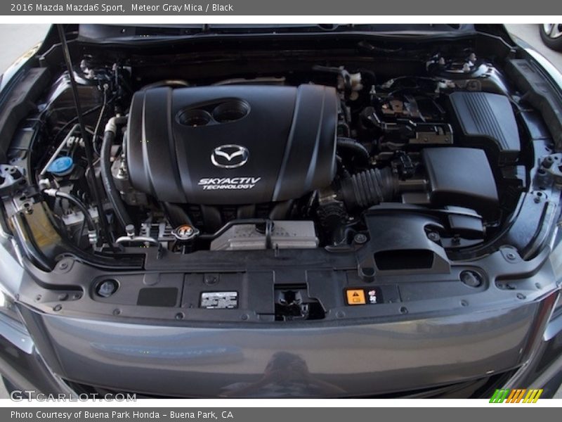 Meteor Gray Mica / Black 2016 Mazda Mazda6 Sport