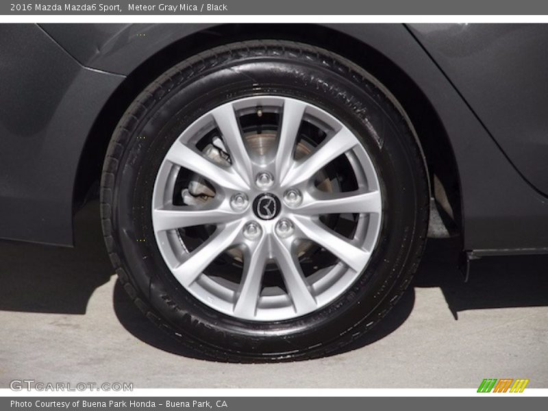 Meteor Gray Mica / Black 2016 Mazda Mazda6 Sport