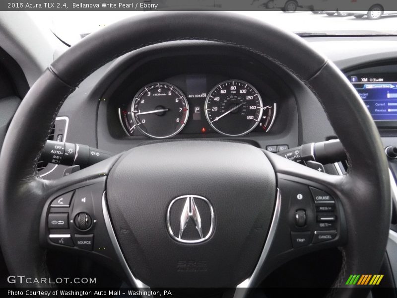 Bellanova White Pearl / Ebony 2016 Acura TLX 2.4