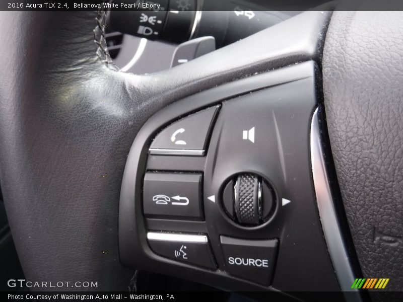 Bellanova White Pearl / Ebony 2016 Acura TLX 2.4