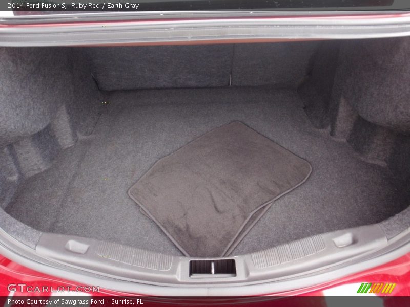Ruby Red / Earth Gray 2014 Ford Fusion S
