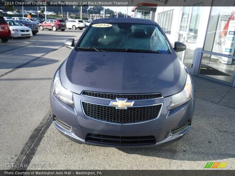 Blue Ray Metallic / Jet Black/Medium Titanium 2014 Chevrolet Cruze LS