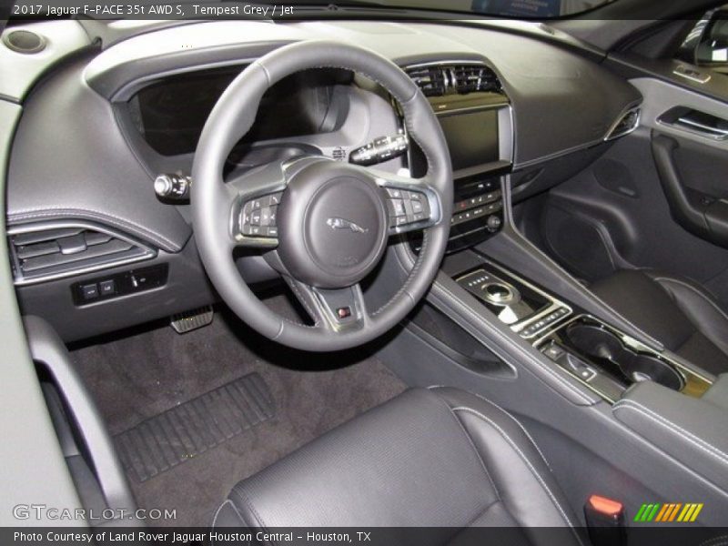 Tempest Grey / Jet 2017 Jaguar F-PACE 35t AWD S