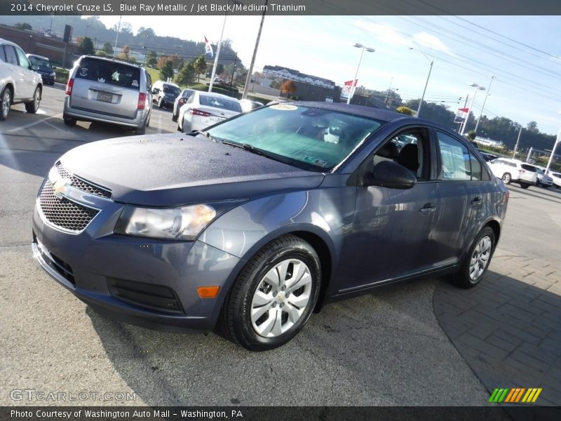 Blue Ray Metallic / Jet Black/Medium Titanium 2014 Chevrolet Cruze LS