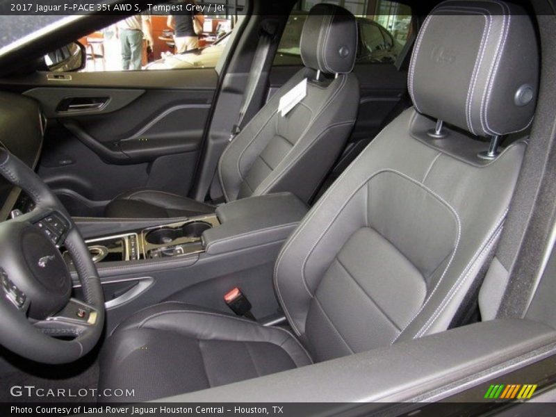 Tempest Grey / Jet 2017 Jaguar F-PACE 35t AWD S