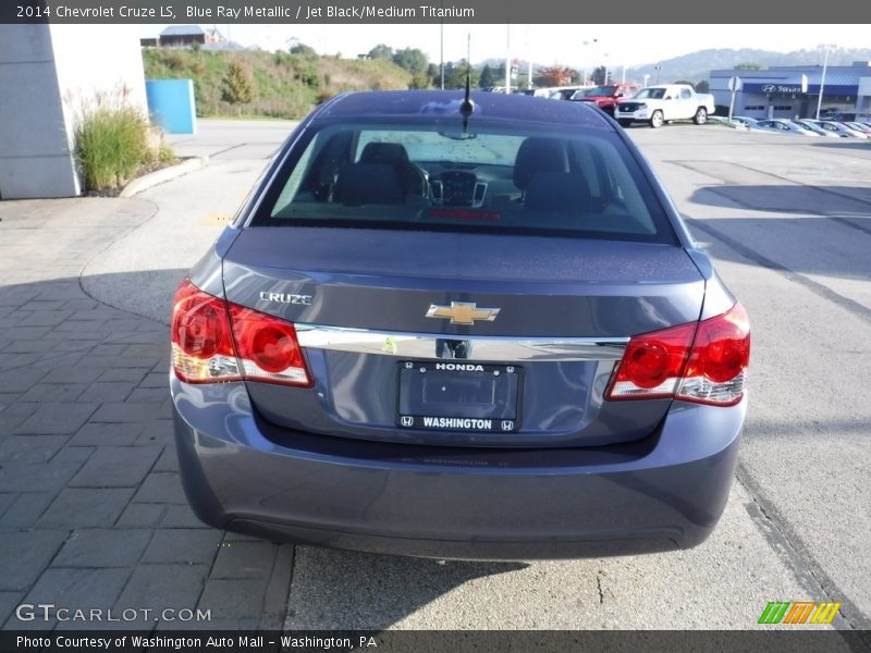Blue Ray Metallic / Jet Black/Medium Titanium 2014 Chevrolet Cruze LS