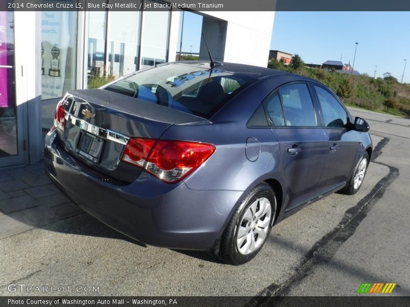Blue Ray Metallic / Jet Black/Medium Titanium 2014 Chevrolet Cruze LS
