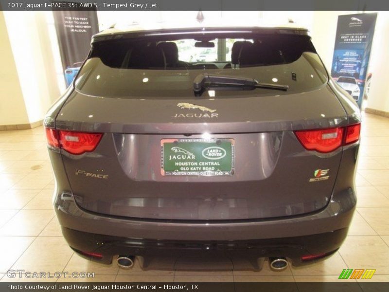 Tempest Grey / Jet 2017 Jaguar F-PACE 35t AWD S