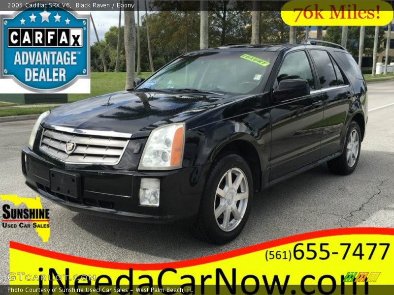 Black Raven / Ebony 2005 Cadillac SRX V6